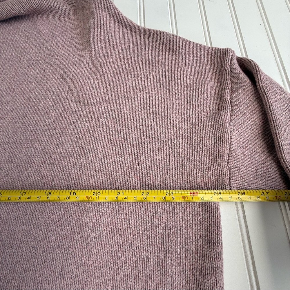 Madewell Mockneck Soft Pink Knit Sweater - Picture 5 of 6